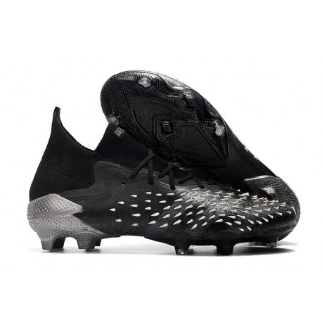 adidas Predator Freak.1 FG Scarpa da Calcio Nero Core Grigio Bianco