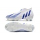 adidas Predator Edge+ FG Scarpini Bianco Hi Res Blu