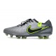 Scarpe da Calcio Nike Tiempo Legend 10 Elite FG Grigio Nero Verde