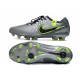 Scarpe da Calcio Nike Tiempo Legend 10 Elite FG Grigio Nero Verde