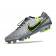 Scarpe da Calcio Nike Tiempo Legend 10 Elite FG Grigio Nero Verde