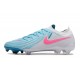 Nike Phantom Luna 2 L Elite FG Bianco Blu Rosa