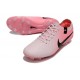 Scarpe da Calcio Nike Tiempo Legend 10 Elite FG Schiuma Rosa Nero