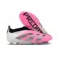 Scarpe Adidas Predator 24 Elite FG Rosa Bianco Nero