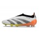 Scarpe Adidas Predator 24 Elite FG Bianco Nero Arancione