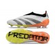 Scarpe Adidas Predator 24 Elite FG Bianco Nero Arancione