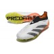 Scarpe Adidas Predator 24 Elite FG Bianco Nero Arancione