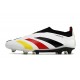 Scarpe Adidas Predator 24 Elite FG Bianco Nero Giallo Rosso