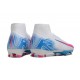 Nike Air Zoom Mercurial Superfly X Elite FG Bianco Blu Rosa