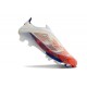 Scarpa adidas F50 + Laceless FG Ftwr Bianco Rosso Solare Blu Lucido