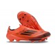 Scarpa adidas F50 + Laceless FG Rosso Nero