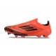 Scarpa adidas F50 + Laceless FG Rosso Nero