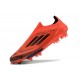 Scarpa adidas F50 + Laceless FG Rosso Nero