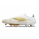 Scarpa adidas F50 + Laceless FG Ftwr Bianco Oro Met Ftwr Bianco