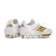 Scarpa adidas F50 + Laceless FG Ftwr Bianco Oro Met Ftwr Bianco