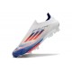 Scarpa adidas F50 + Laceless FG Ftwr Bianco Rosso Solare Blu Lucido