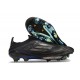 Scarpa adidas F50 + Laceless FG Nero Core Ferro Metallizzato Oro Met