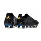 Scarpa adidas F50 + Laceless FG Nero Core Ferro Metallizzato Oro Met