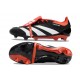 adidas Nuovo Predator 24 Elite FT FG Nero Core Bianco Rosso Solare