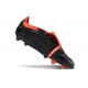 adidas Nuovo Predator 24 Elite FT FG Nero Core Bianco Rosso Solare