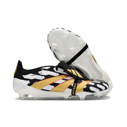 adidas Nuovo Predator 24 Elite FT FG Nero Bianco Oro