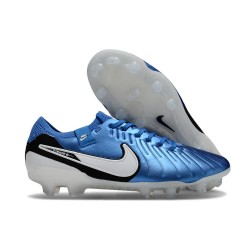 Scarpe da Calcio Nike Tiempo Legend 10 Elite FG Soar Bianco