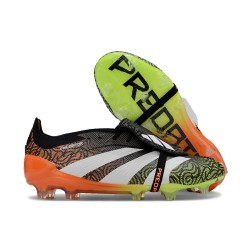 adidas Nuovo Predator 24 Elite FT FG Nero Bianco Arancio Verde