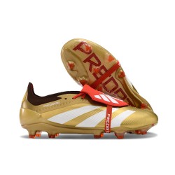 adidas Nuovo Predator 24 Elite FT FG Oro Met Bianco Rosso