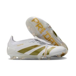 adidas Nuovo Predator 24 Elite FT FG Fwr Bianco Oro Met