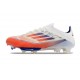 adidas Scarpe da Calcio F50+ Elite FG Ftwr Bianco Rosso Solare Blu Lucido