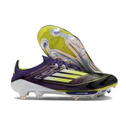 adidas Scarpe da Calcio F50+ Elite FG Unity Viola Bianco Limone Lucido