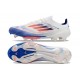 adidas Scarpe da Calcio F50+ Elite FG Bianco Blu Lucido Rosso Solare