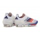 adidas Scarpe da Calcio F50+ Elite FG Bianco Blu Lucido Rosso Solare