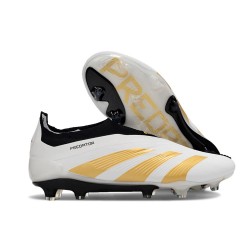 Scarpe Adidas Predator 24 Elite FG Bianco Oro