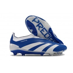 Scarpe Adidas Predator Elite LL FG Blu Bianco