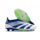 Scarpe Adidas Predator Elite LL FG Bianco Blu Verde