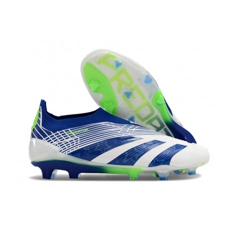 Scarpe Adidas Predator Elite LL FG Bianco Blu Verde