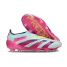 Scarpe Adidas Predator Elite LL FG Almost Blu Lucid Rosa Semi Giallo Solare