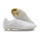 Scarpe Adidas Copa Pure 2 Elite + FG Pelle Ftwr Bianco Oro Met