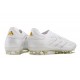 Scarpe Adidas Copa Pure 2 Elite + FG Pelle Ftwr Bianco Oro Met