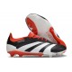 Adidas Predator Elite FG Nero Bianco Rosso