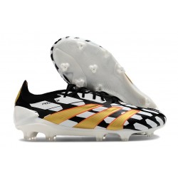 Adidas Predator Elite FG Nero Bianco Oro