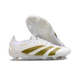 Adidas Predator Elite FG Bianco Oro