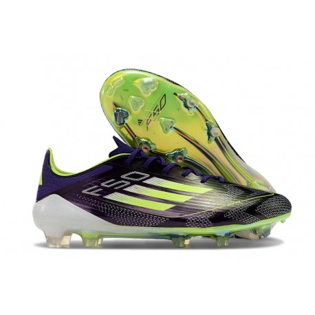 Scarpa adidas F50 Elite FG Unity Viola Bianco Limone Lucido