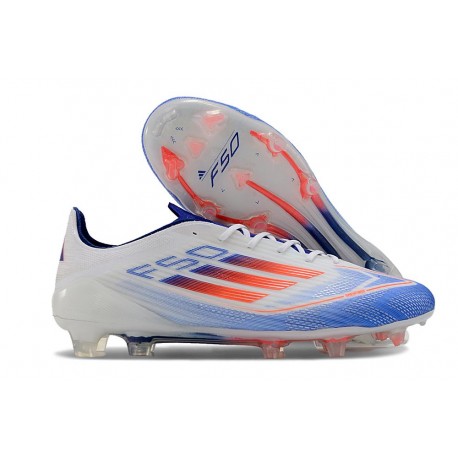 Scarpa adidas F50 Elite FG Blu Bianco Rosso