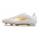 Scarpa adidas F50 Elite FG Ftwr Bianco Oro Met Ftwr Bianco