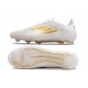 Scarpa adidas F50 Elite FG Ftwr Bianco Oro Met Ftwr Bianco