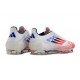 Scarpa adidas F50 Elite FG Ftwr Bianco Rosso Solare Blu Lucido