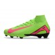 Scarpe Nike Zoom Mercurial Superfly 10 Elite FG Verde Rosa