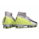 Scarpe Nike Zoom Mercurial Superfly 10 Elite FG Grigio Giallo Nero